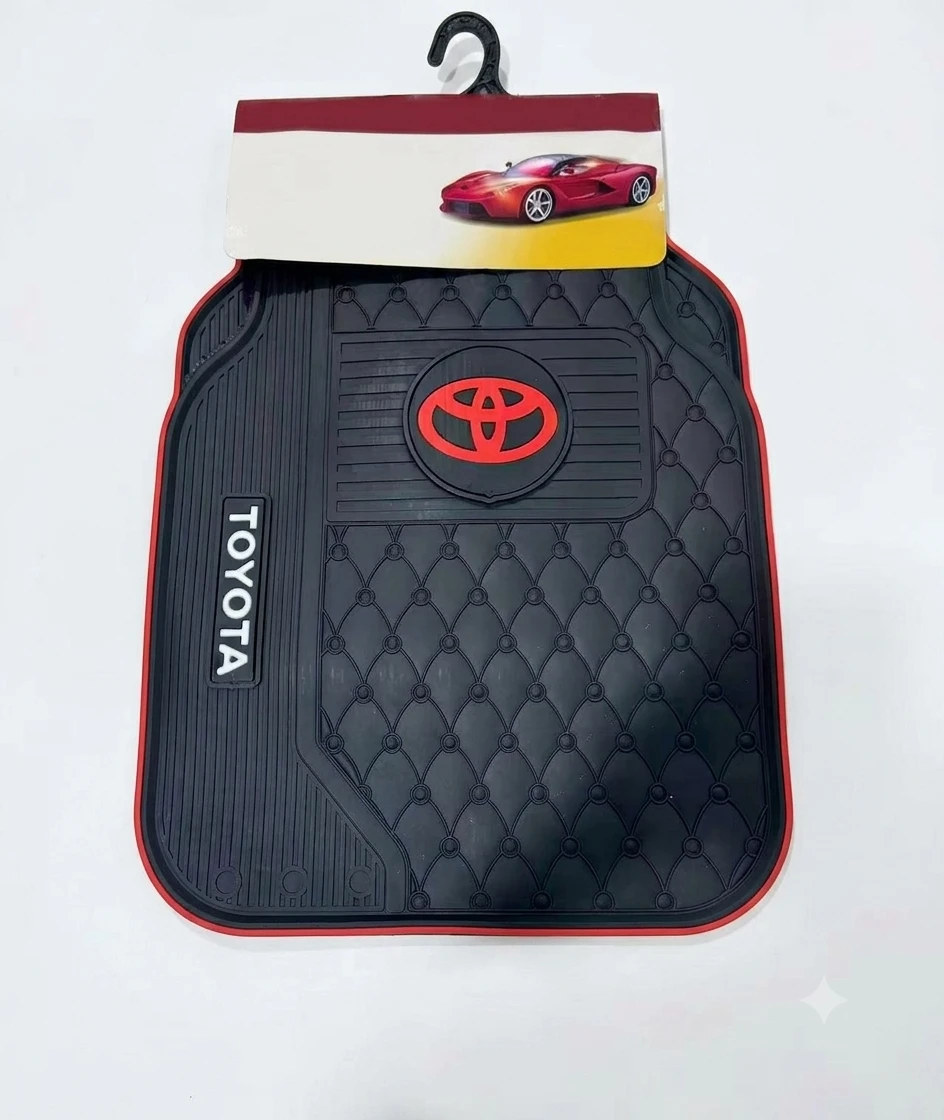 5pc PVC rubber floor mats for cars