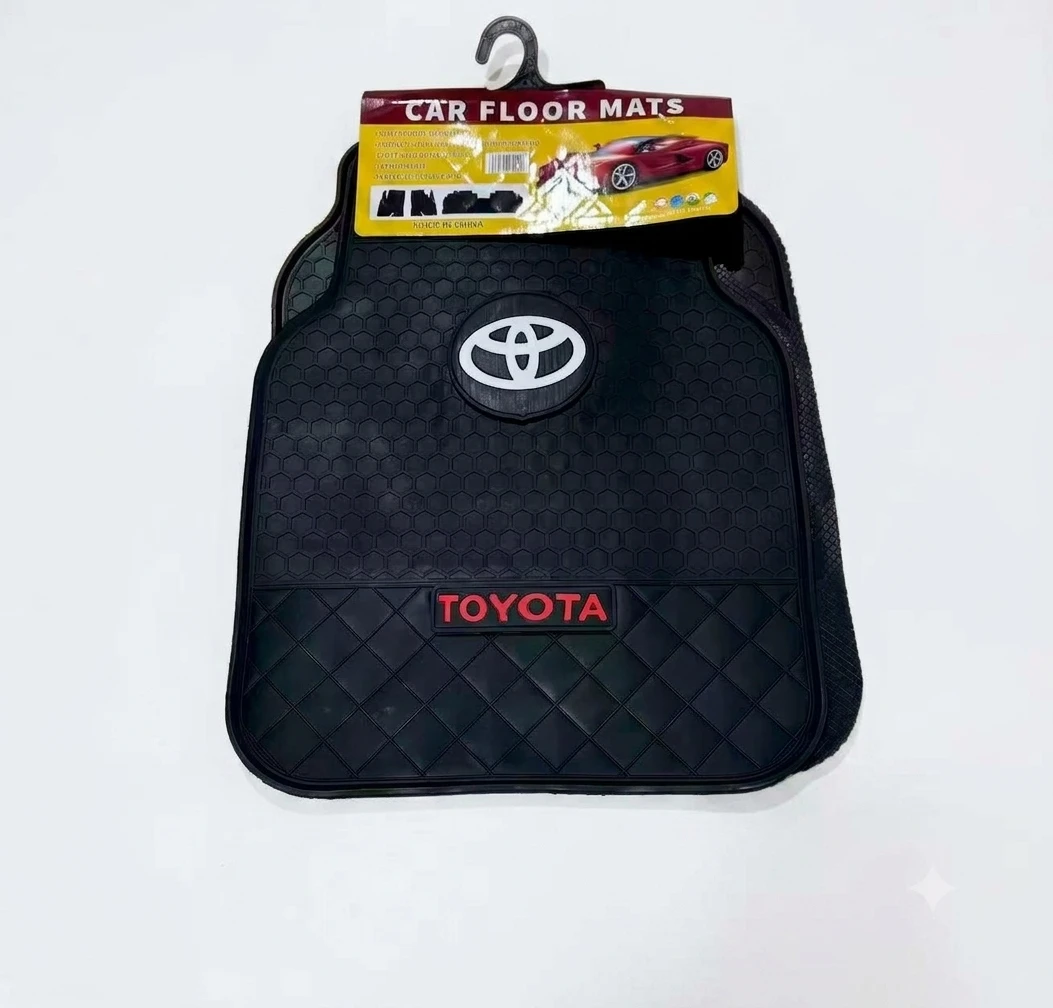 5pc PVC rubber floor mats for cars