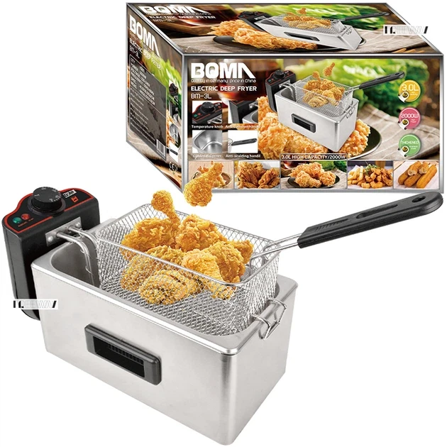 Boma 3L Stainless Steel Electric Deep Fryer