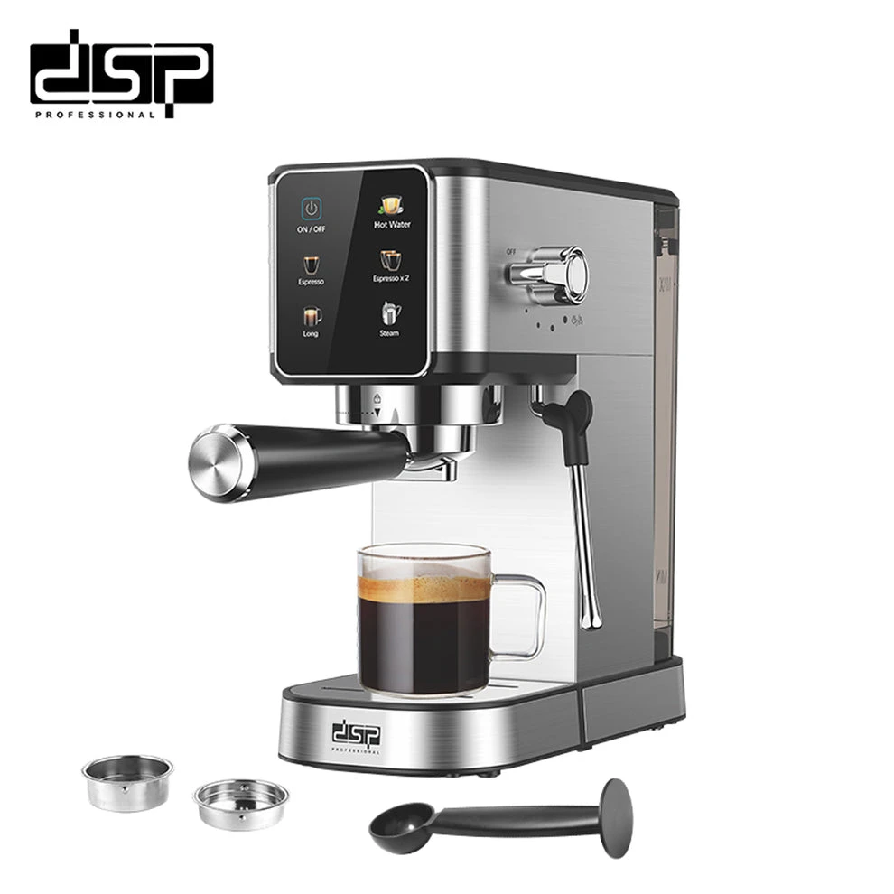 PDSP 20 Bar 1350W Professional Stainless Steel Espresso Coffee Machine, DSPKA3115
