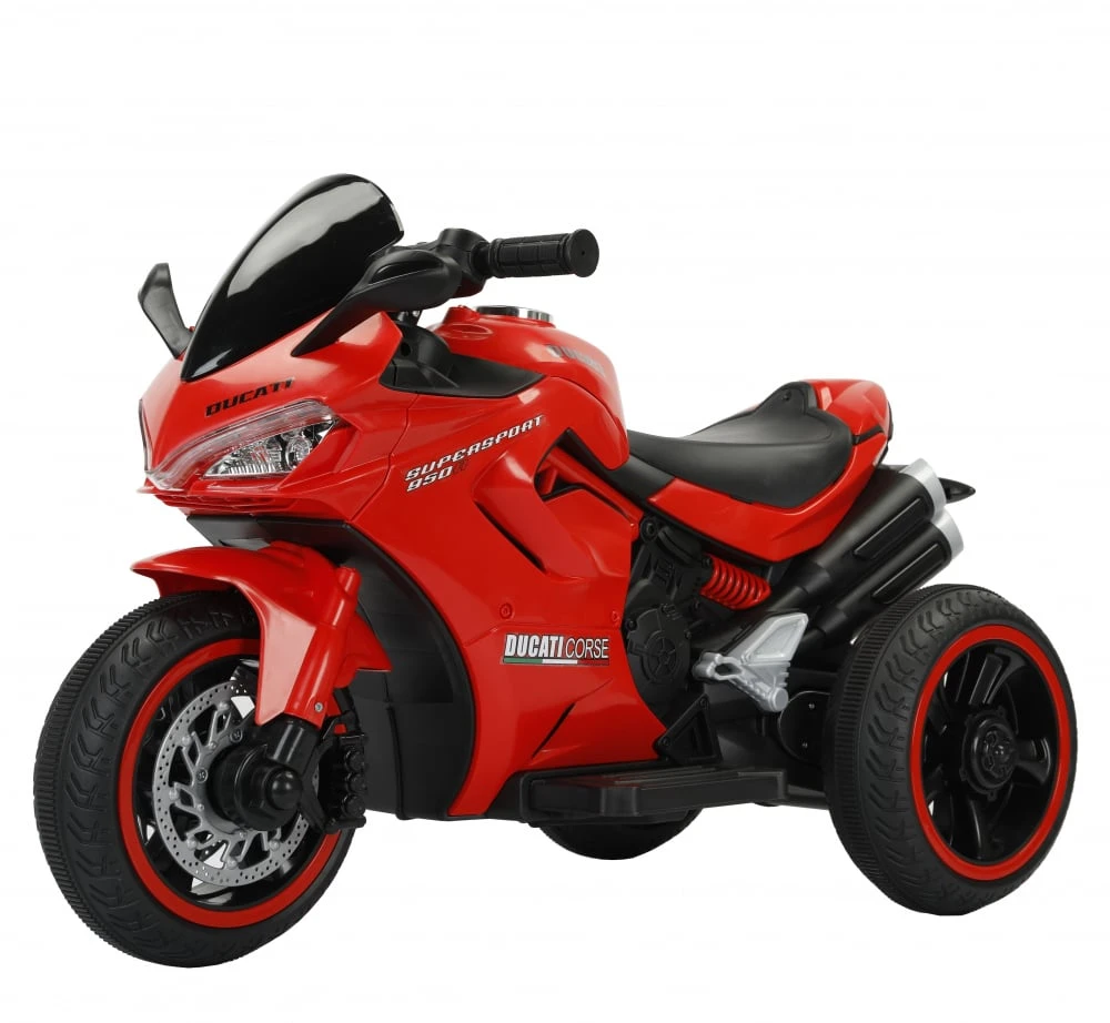 3-wheel electric motorcycle, for children 2-5 years old, Kinderauto SuperSpeed, 70W, 12V 7Ah, red